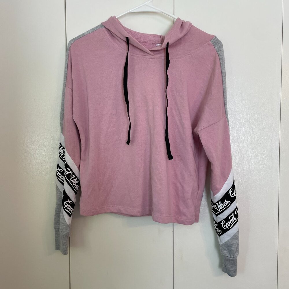 Medium Pink Good Vibes Hoodie